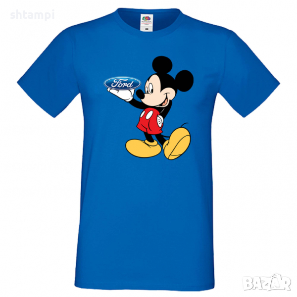 Мъжка тениска Mickey Mouse Ford, снимка 1