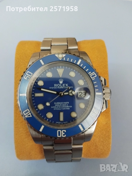 Rolex Submariner automatic,,Smurf,,, снимка 1