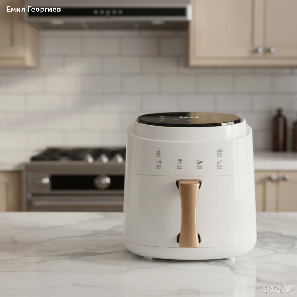 Дигитален въздушен фритюрник Cheffinger Led Air Fryer 1400W - 8L, снимка 1