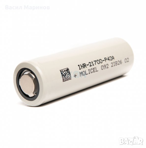 Продавам Li-Ion батерии Molicel INR21700-P42A 4200mAh - 45A, снимка 1