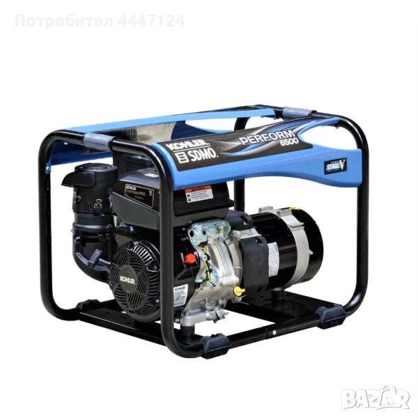 Бензинов генератор за ток , 2,5 KW, Под наем. Монофазен, снимка 1