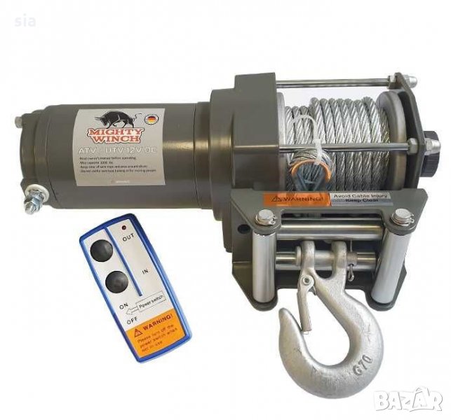 Електрическа лебедка MIGHTY WINCH 3000LBS, снимка 1