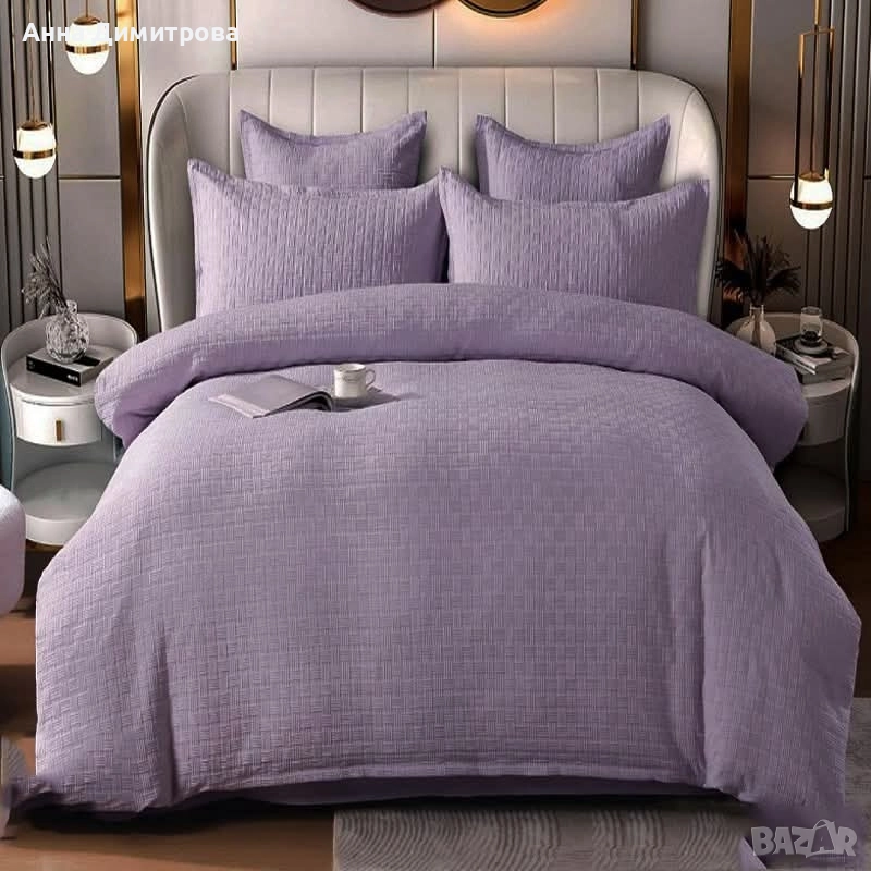 Луксозен комплект с драперия от 100% памук, снимка 1