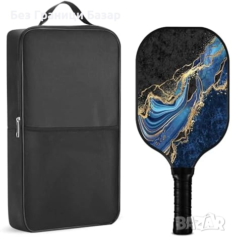 Нова Карбонова хилка за Pickleball с омекотен захват и стилен дизайн, снимка 1