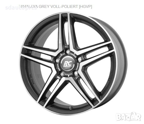 17" Джанти RC Design 5x112 Mercedes W204 W205 W211 W212 W213 CLA A B C, снимка 1