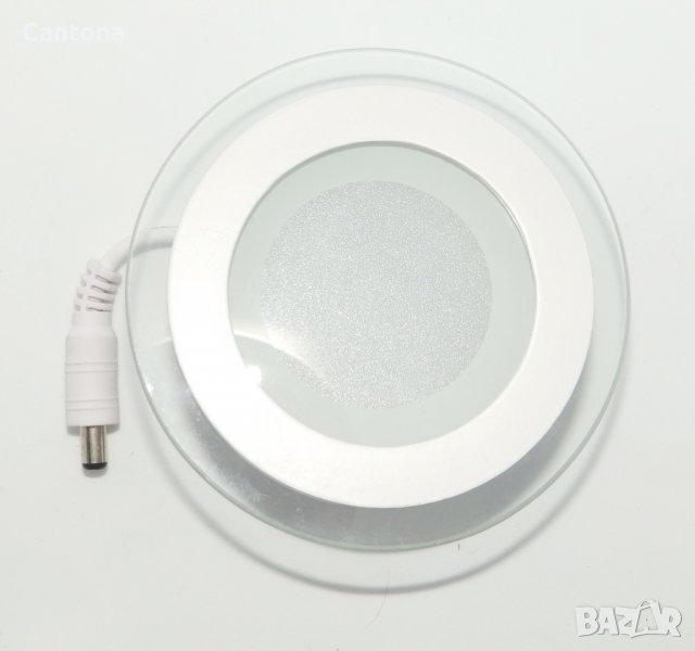 LED панел за вграждане - кръг, 6W бяла светлина с LED драйвер, снимка 1