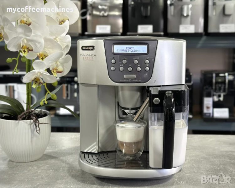 Кафемашина DeLonghi Magnifica Pronto Cappuccino, снимка 1