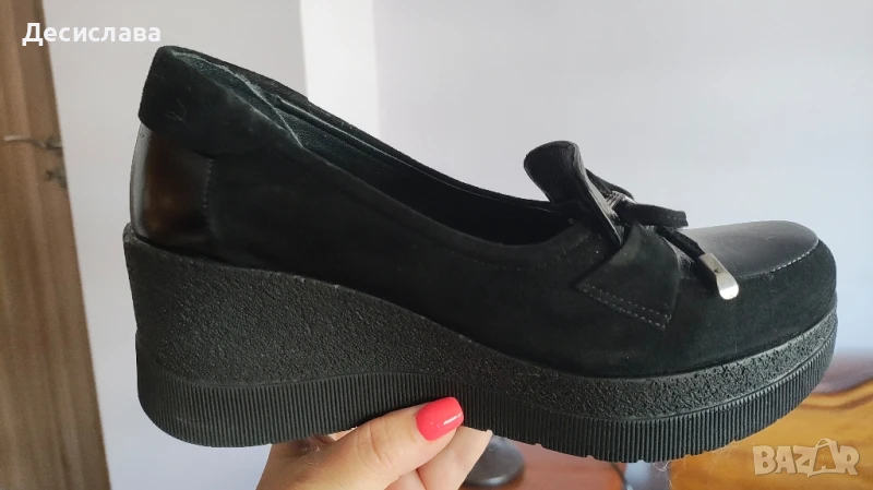 Дамски обувки на платформа , снимка 1