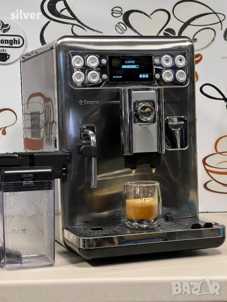 Кафемашина кафе автомат Saeco Exprelia evo с гаранция, снимка 1