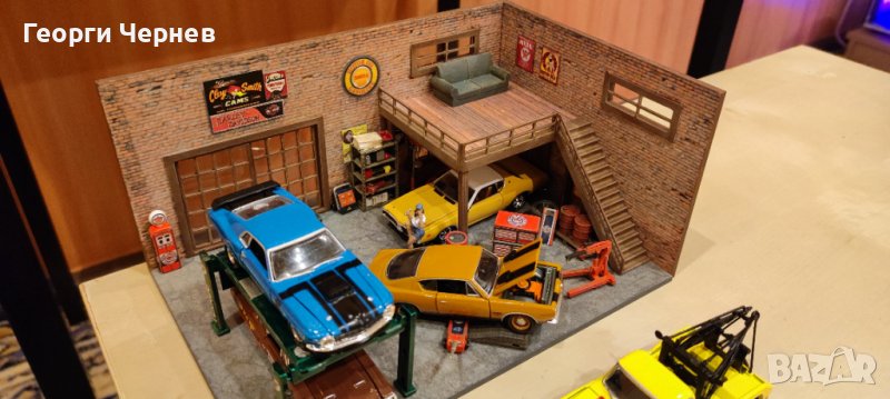 Диорама на сервиз в мащаб 1/64, снимка 1