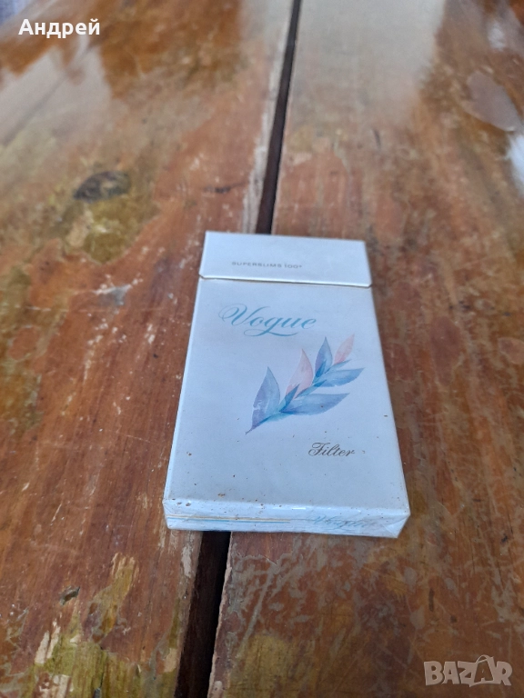 Кутия от цигари Vogue, снимка 1