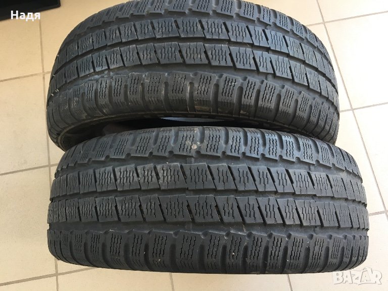 Зимни гуми платови Uniroyal -195/60/16C -2бр., снимка 1