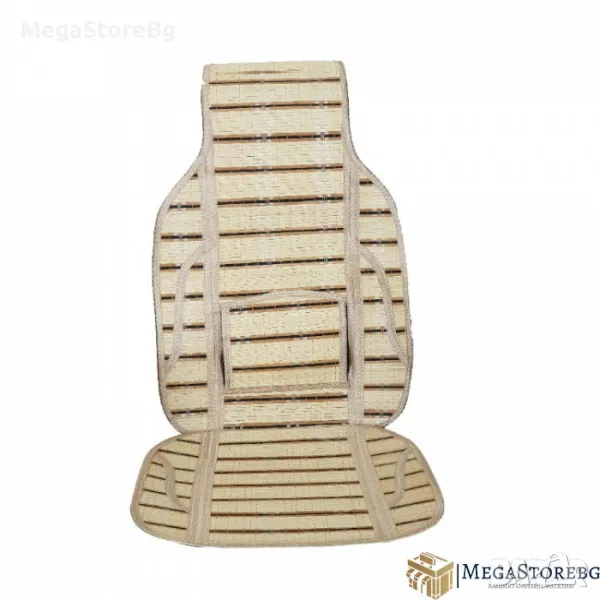 Калъфи, подложки, масажори за предни седалки тип бамбук 2бр.  - 17002, снимка 1
