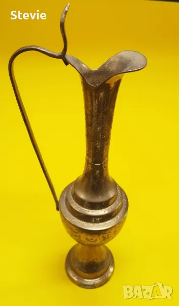 Ориенталска месингова кана, снимка 1