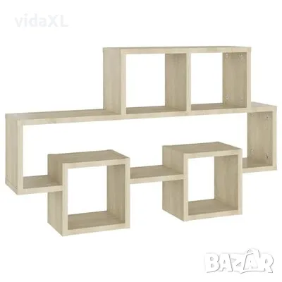 vidaXL Стенен рафт във форма на кола, дъб сонома, 82x15x51 см(SKU:807253), снимка 1