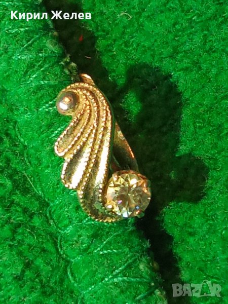 НЕЖНА ФЛОРАЛНА АНГЛИЙСКА ОРНАМЕНТИРАНА СРЕБЪРНА ОБЕЦА СРЕБРО 925 с ИСКРЯЩ ЦИРКОНИЙ 39943, снимка 1