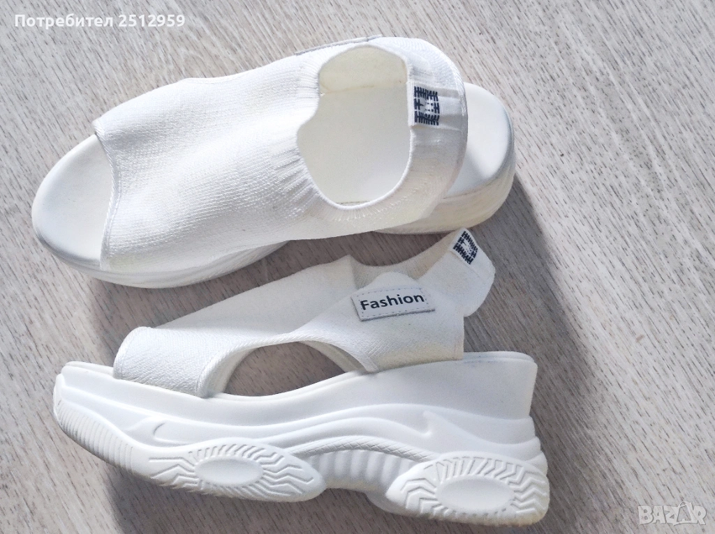 Дамски пролетни обувки на платформа , снимка 1