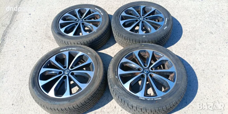 Алуминиеви джанти Nissan Qashqai 2012г. 18ки (всезонни гуми Дот23)	, снимка 1
