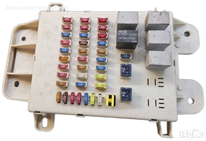 КОНТРОЛЕН БЛОК КУТИЯ ЗА ПРЕДПАЗИТЕЛИ РЕЛЕ DR MOTOR DR5 VAN BIFUEL 1.6 80KW 5P, T11-3723060, снимка 1