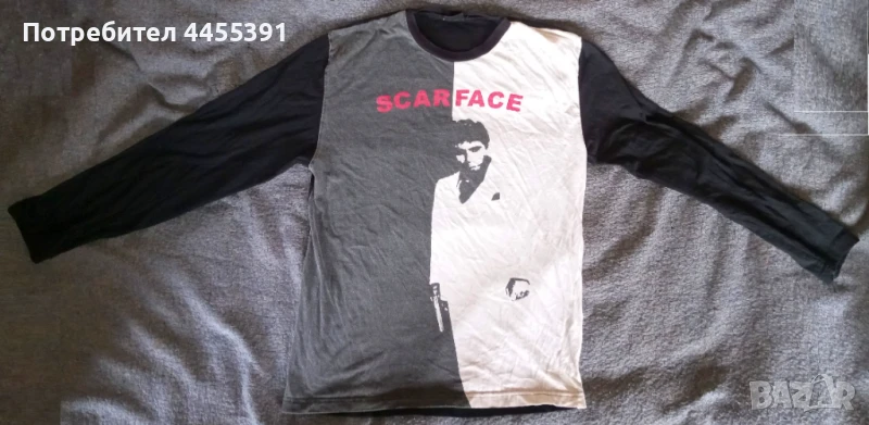 Тениска с дълъг ръкав Scarface, снимка 1