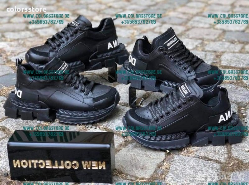 Дамски черни маратонки  Dolce&Gabbana кодVL -34Y, снимка 1