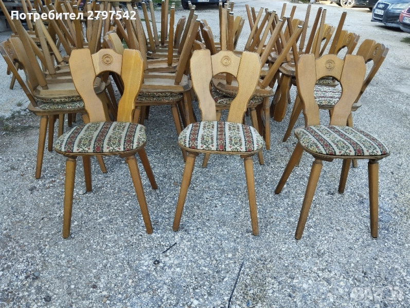 Дървени столове А130, снимка 1