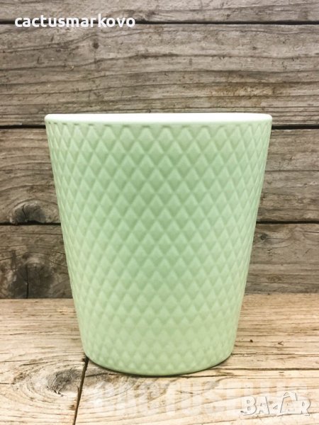 Керамична кашпа за орхидея, снимка 1