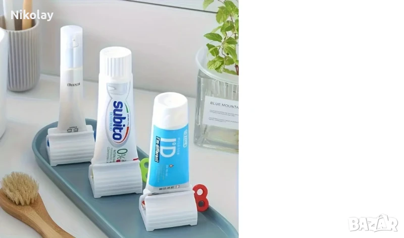продавам устройство за изтискване на пасти за зъби, кремове за бръснене и други , снимка 1