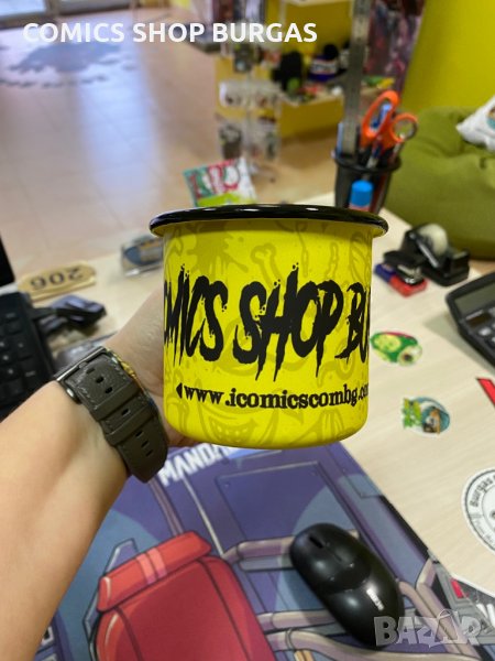 Емайлирана МАТОВА ретро чаша - КАНЧЕ, снимка 1