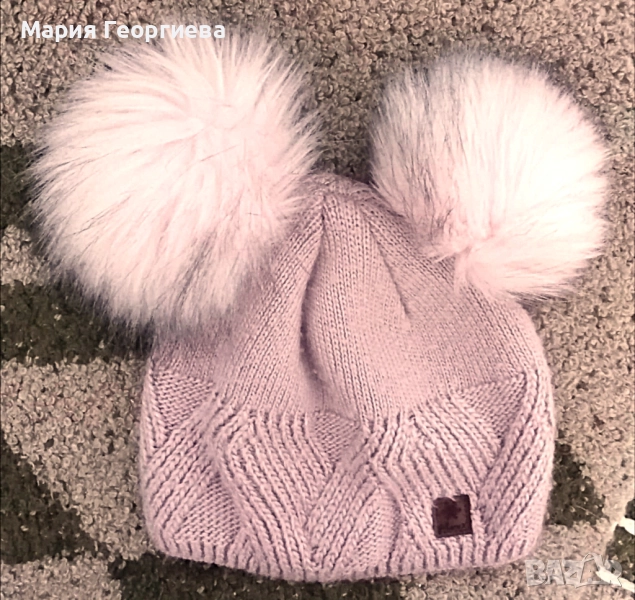  шапка, красива, много топла топла, за 4-5 г. момиче, снимка 1