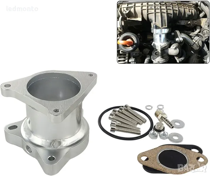 EGR рейспайп EGR делейт кит - Common Rail TDI двигатели 1.9 8v tdi 2.0 16v PD PPD 2.0 16v тди, снимка 1
