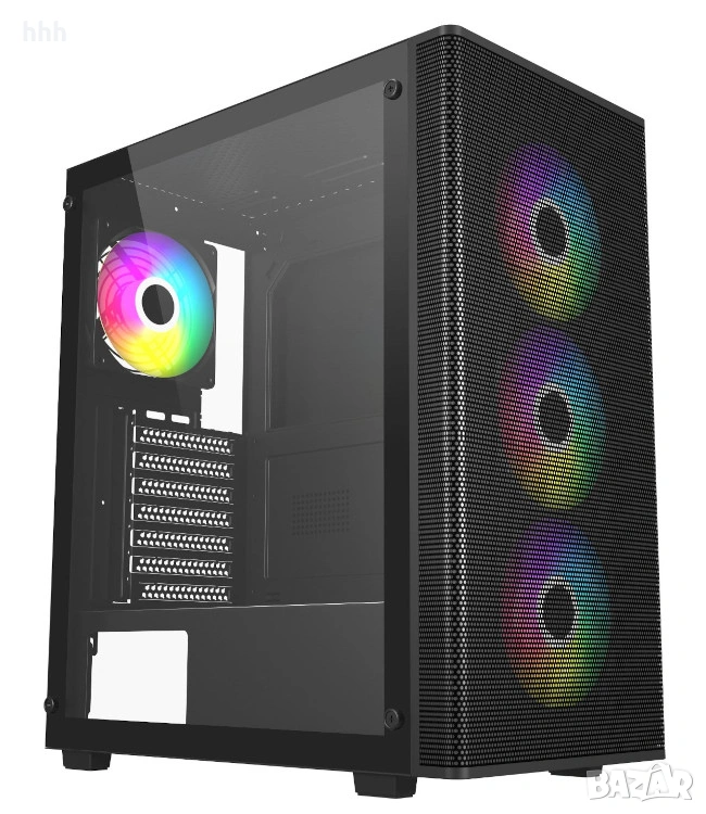 Супер геймърско PC Ryzen 3 3100/4х3.6GHz/16MB L3/12gb ddr4 2400MHz/128ssd/1000GB/RX480_8GB, снимка 1