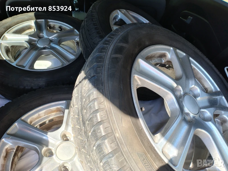 Алуминиеви джанти с зимни гуми, снимка 1