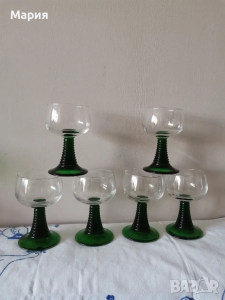 Crystal France 6 броя чаши, снимка 1