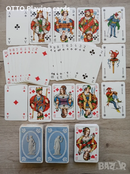 Стари карти за игра, снимка 1