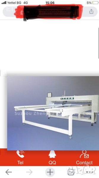 Шевна машина За олекотени завивки,Тигелираща капитонираща машина, снимка 1