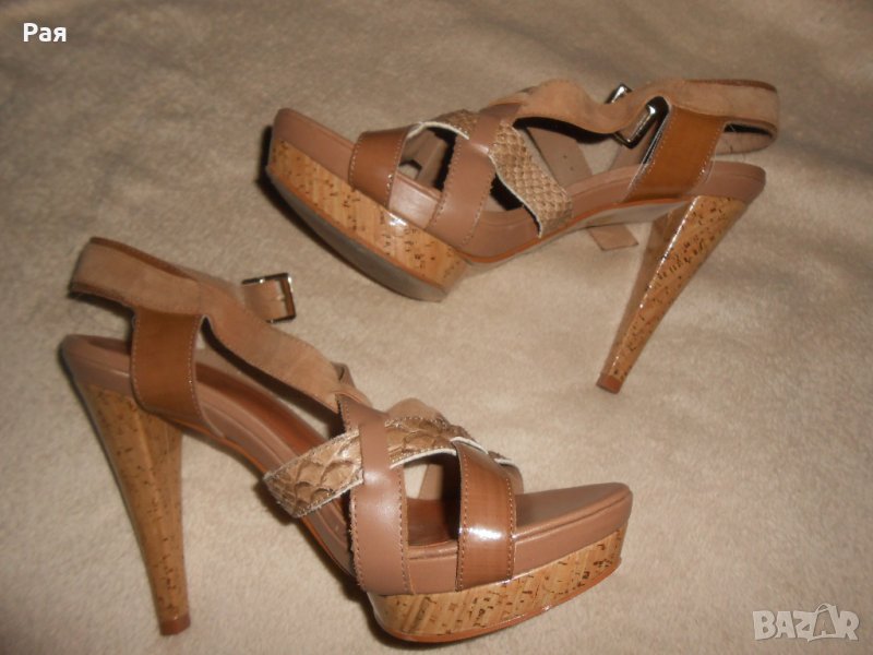 Елегантни сандали на ток , снимка 1