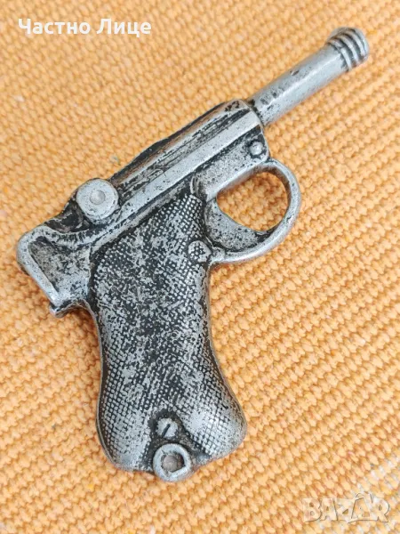 Уникална Немска 3 Райх Детска Играчка Пистолет Парабелум Люгер, снимка 1