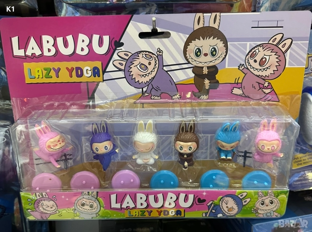 Комплект 6 броя фигурки Лабубу Labubu, снимка 1