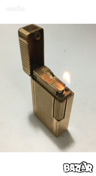 Оригинална Запалка. S.T.DUPONT във 20 микрона Златно Покритие, снимка 1