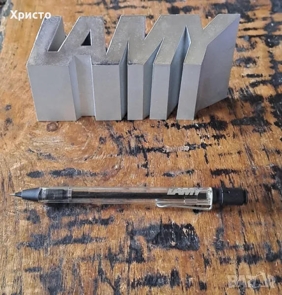 автоматичен молив Lamy Лами Vista 0.5 мм, M 41, модел 112, прозрачен уникат, снимка 1