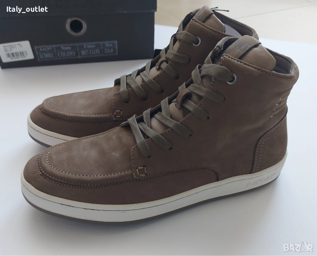 Нови и Оригинални боти Replay размер 40, естествена кожа, снимка 1