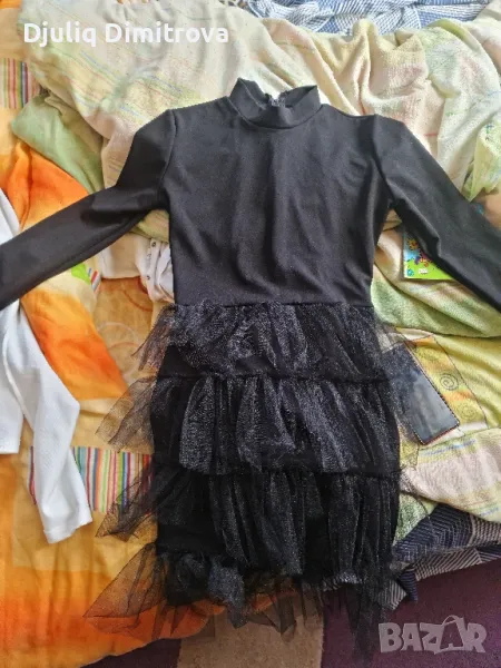 черна дантелена рокля, снимка 1