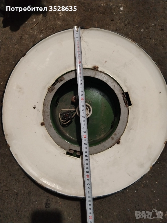 Емайлирана индустриална лампа, снимка 1