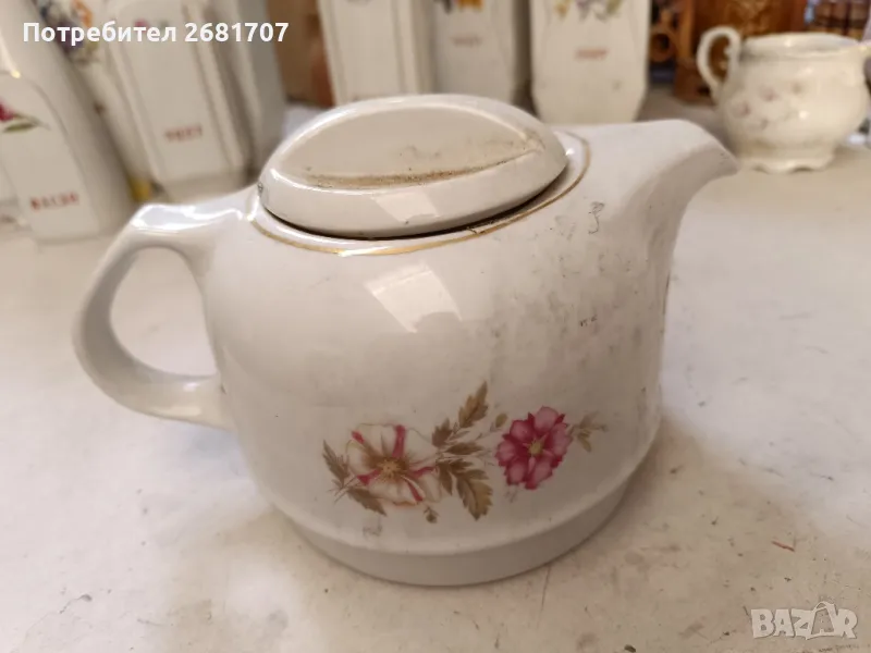 стара керамична кана/супник/, снимка 1