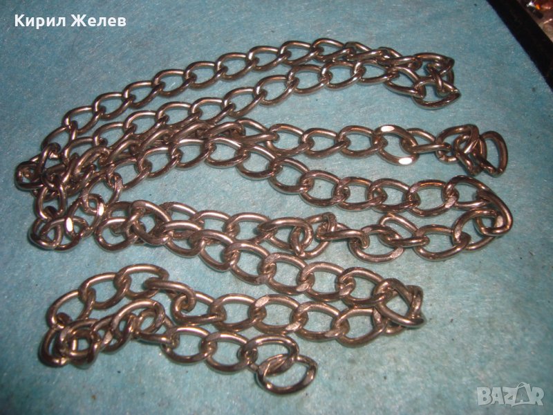 СРЕБРИСТ ЗДРАВ СТОМАНЕН НЕРЪЖДАЕМ СИНДЖИР ВЕРИЖКА 9264, снимка 1