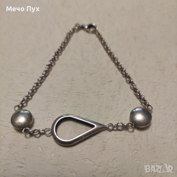 Сребърна гривна (213), снимка 1