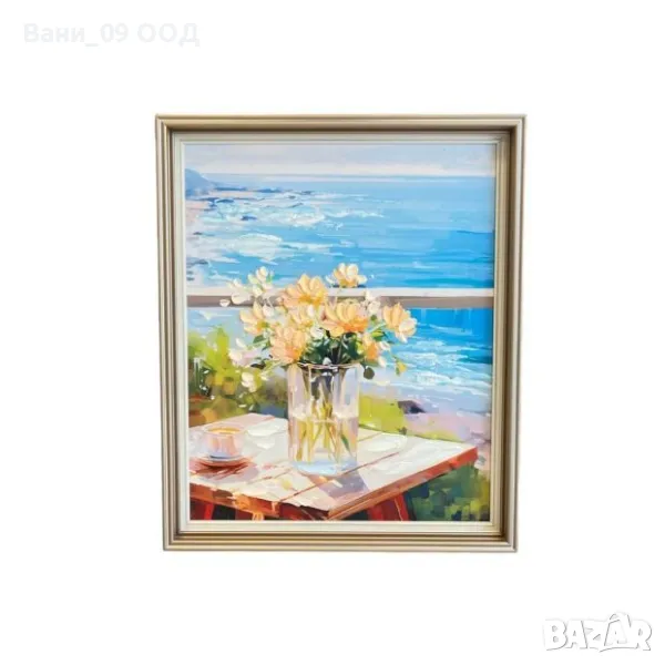 Красива картина-канава на морска тематика , снимка 1