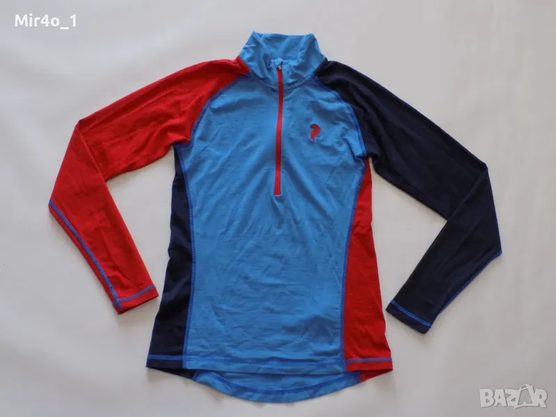 блуза peak performance merino wool фанела худи горнище туризъм планина оригинална дамска детска XS , снимка 1
