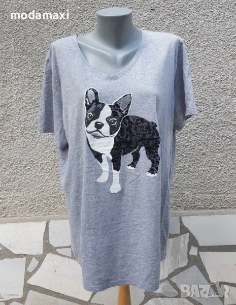 4XL  Сива  блуза Jms , снимка 1